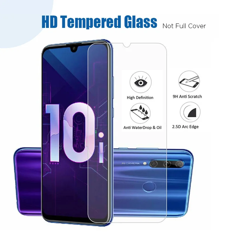 Защитное стекло HD для honor 10 20 Pro 30 lite защиты экрана 10i 20i 30i 9s 8s 7s не полное покрытие |
