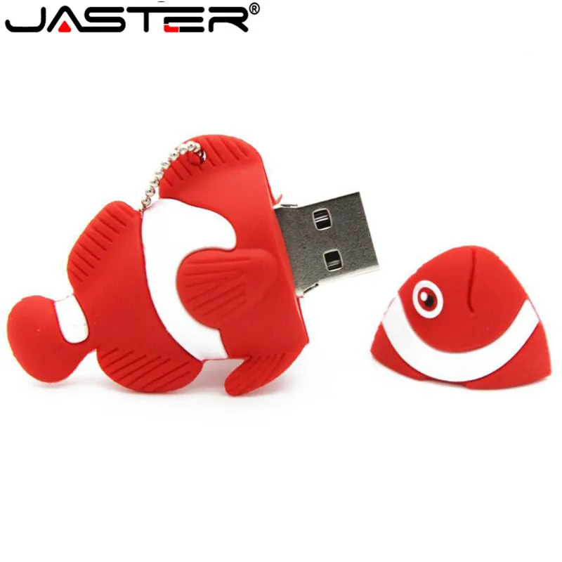 JASTER lovely рыбы карту флэш памяти с интерфейсом usb накопитель 64 Гб оперативной 32
