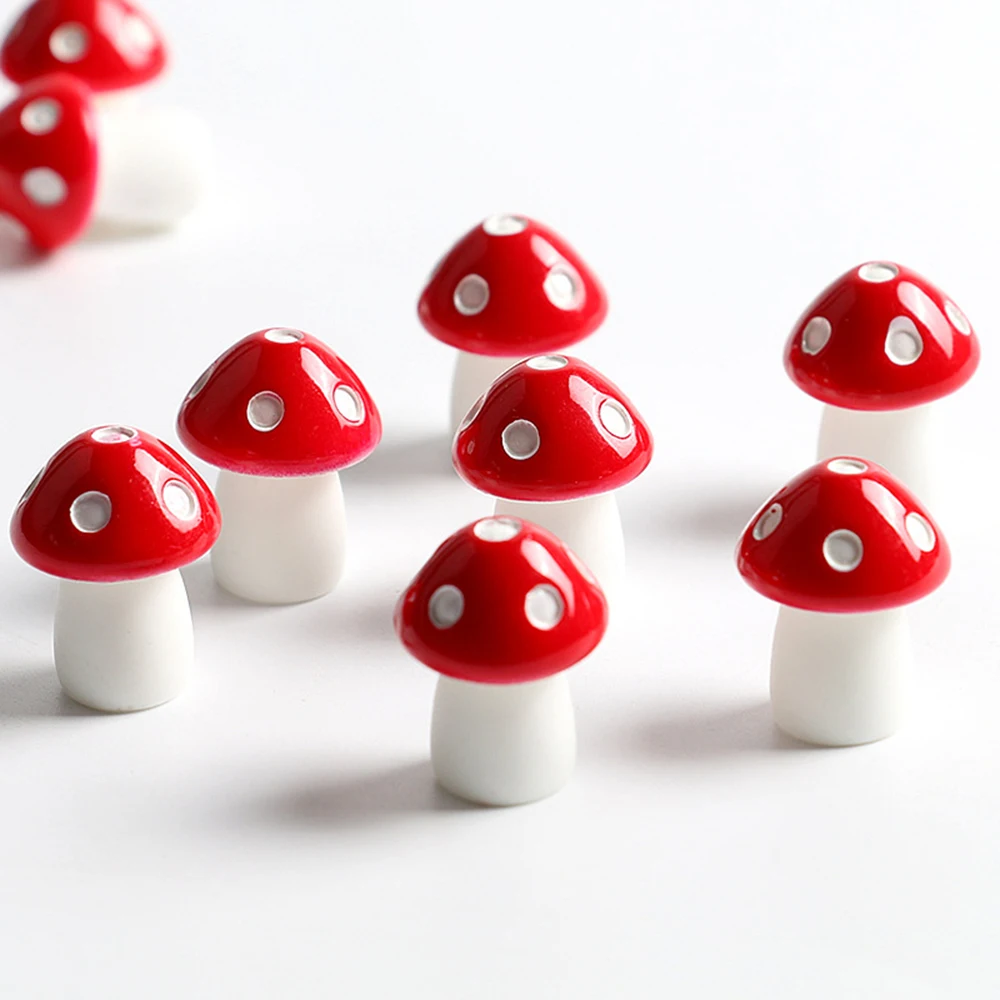 20 шт. крупные грибы мох микро Ландшафтные украшения деревянные Мини-Грибы мясо