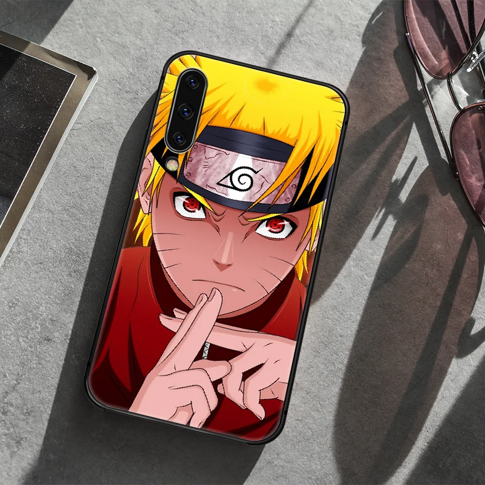 

N-Naruto Phone Case Cover For Samsung Galaxy A10 A11 A20 E A21 A21S A30 A40 A41 A50 A51 A70 A71 A81 black Etui Luxury Back