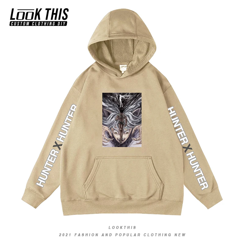 

HUNTER X HUNTER Anime Sweatshirt Men Print Harajuku Fleece Hoodie Hip Hop Men Male Casual Hooded Hoodies Long Sleeve Pullover