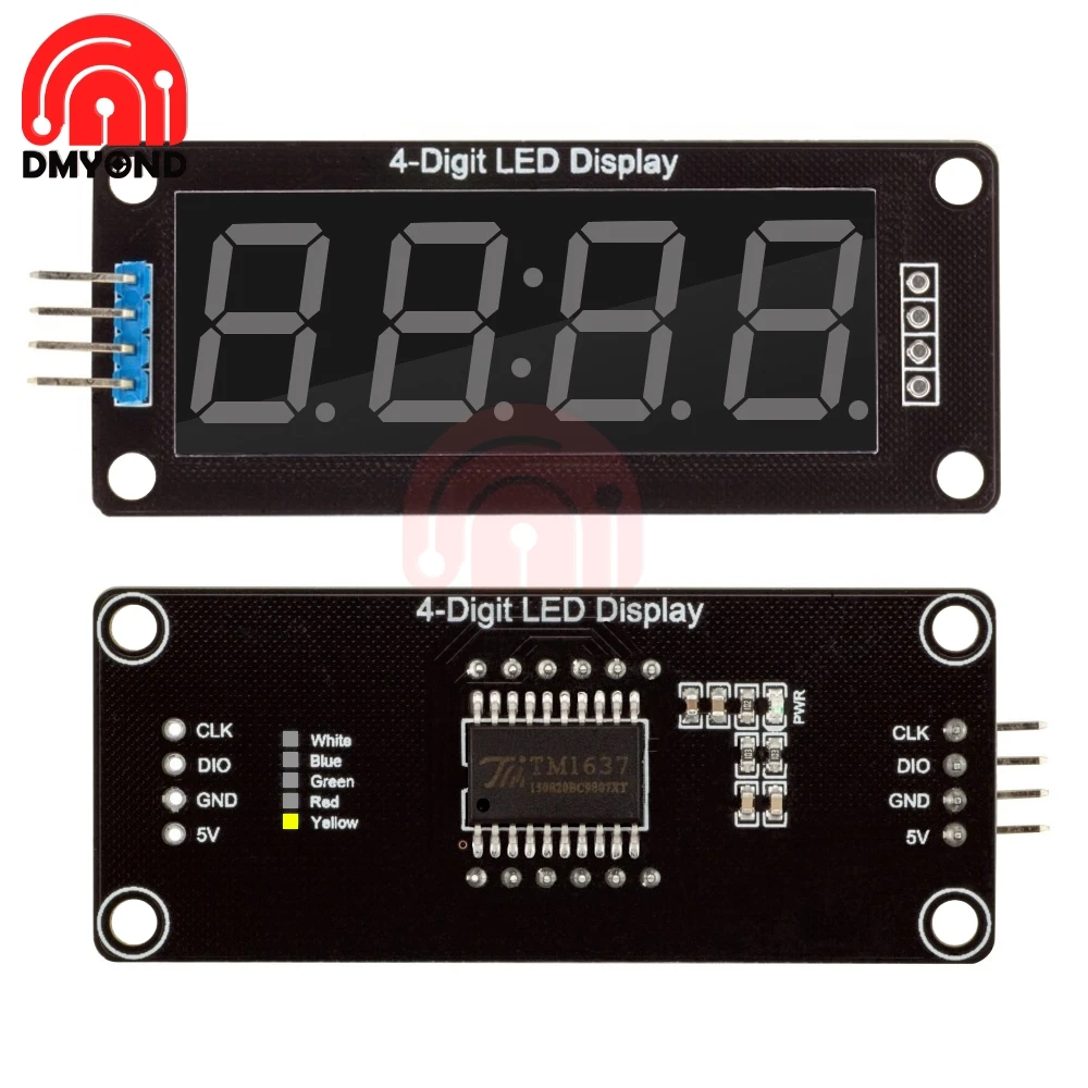 Светодиодный модуль цифрового дисплея 0 56 дюйма 4-значный 7-сегментный дисплей