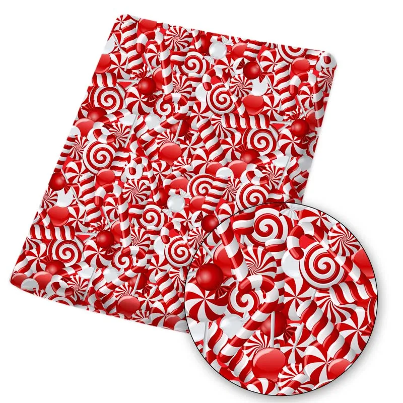 

Polyester Cotton Fabric for Sewing Lollipop Printed Cloth Sheets Designer Fabric for Dress Handmade Mask Make Dress 45*145cm 1pc