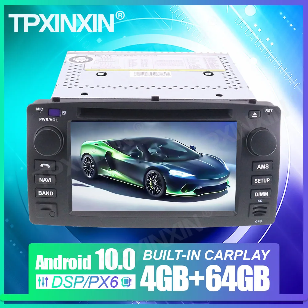 Автомагнитола для Toyota Corolla 2001-2006 Android 10 Carplay стерео GPS-навигация головное