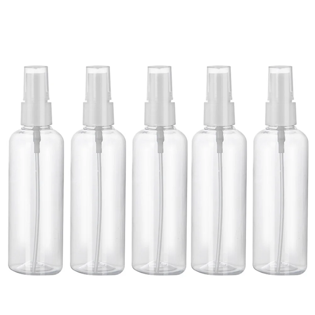 

10PCS 100ml Travel Transparent Plastic Perfume Atomizer Empty Spray Bottle Reuse Skin Care Tool Refillable Bottles EK-New