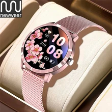 newwear Ladies Smart Watch Women Waterproof Fitness Tracker For Xiaomi Huawei Ios Phone Health Music Heart rate smartwatch Woman