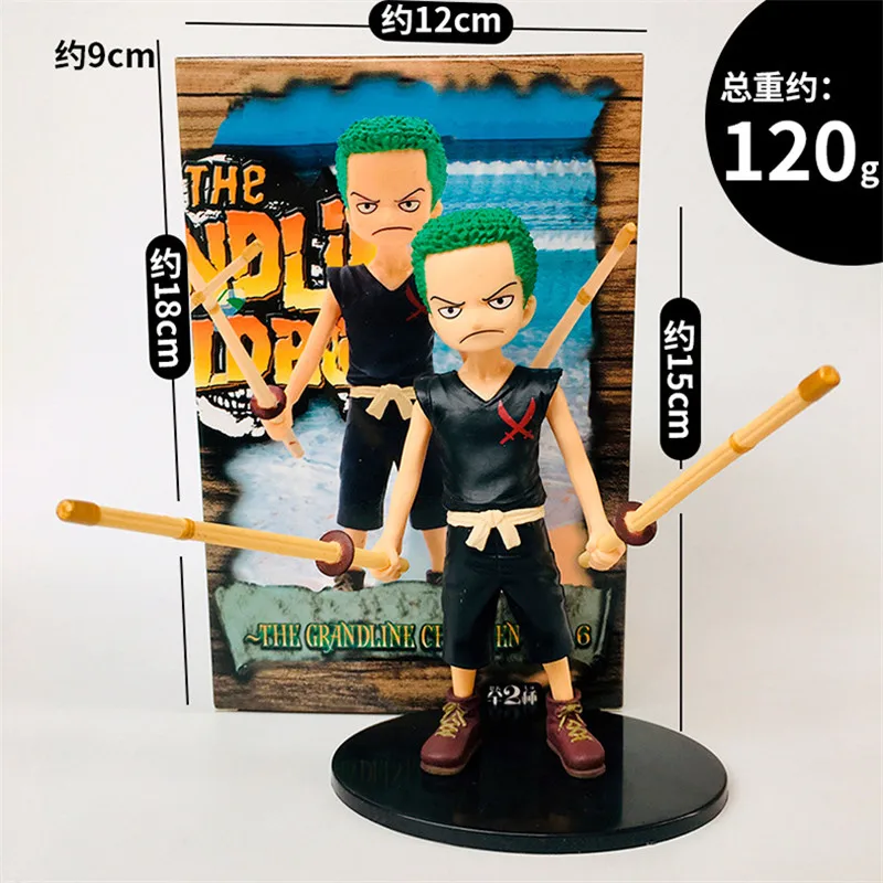 Luffy Sanji Zoro Sabo Ace Kid Ver. Фигурка героя из ПВХ симпатичная Коллекционная модель