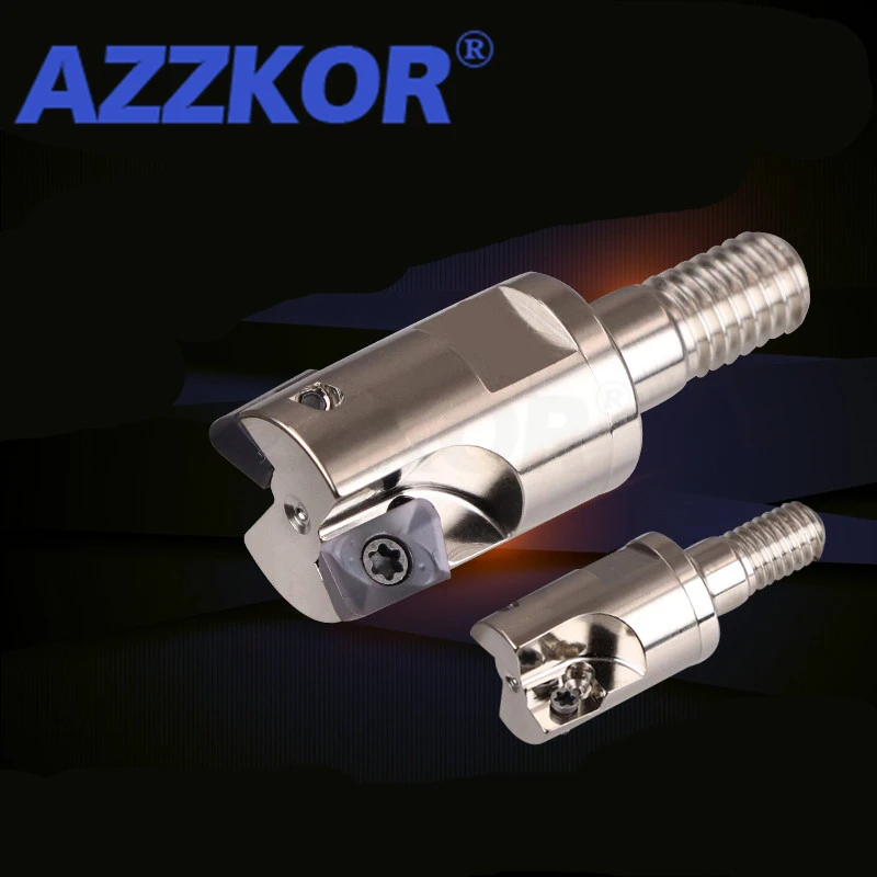 

JDMT Tungsten Milling Head Locked teech milling Head NC machining For Metal High-Precision Quick Change Inserts Holder 17mm