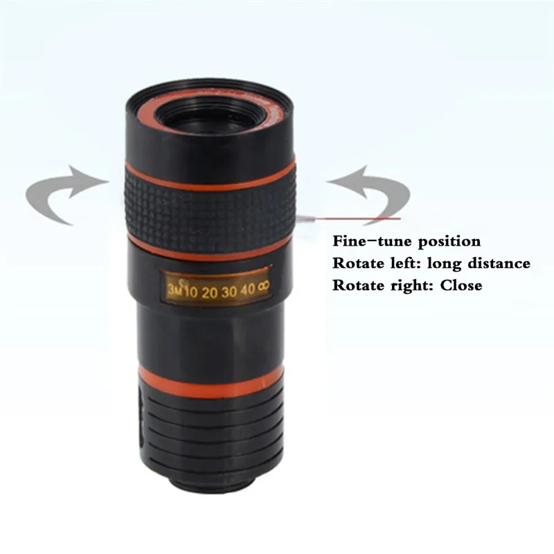 

20X Monocular Phone Camera Lens Digital Camera Camping Hunting Telescope