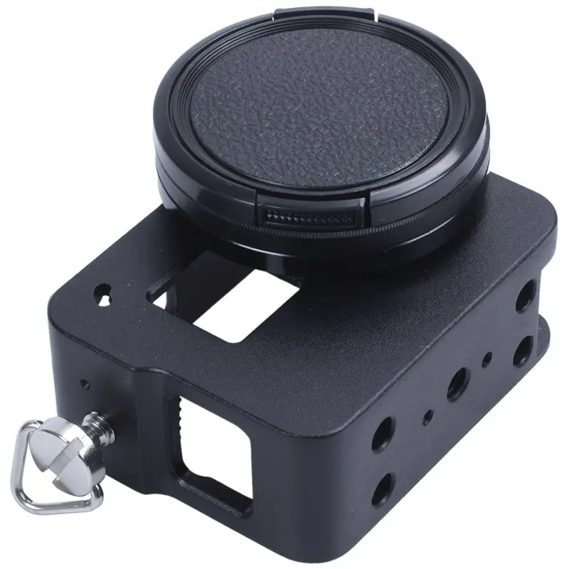 Алюминиевый сплав CNC боковая открытая оболочка корпуса камеры чехол для GoPro Hero 7/6/5