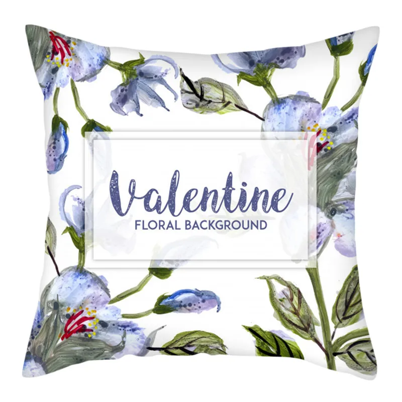 

Fuwatacchi I Love You Cushion Covers Romantic Love Pillow Cases Cotton for Bedroom Sofa Chair Car Decorative Pillow Covers 45x45