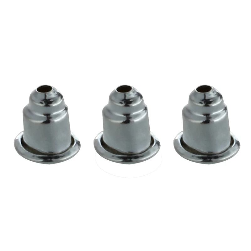 

50 pcs of Silver Earrings Fasteners shaped ball.