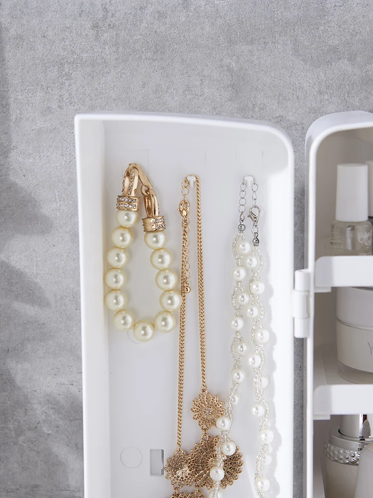 

Travel Drawer Cute Makeup Organizer Large Capacity Aesthetic Desk Make Up Organizer Box Perfume Skincare Rangement Makeup Box