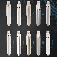 KEYYOU 15 шт. 08 #15 #28 #29 #33 #34 #36 #50 #97 #100 # пустой ключ для Kia K5 Hyundai I30 Sonata