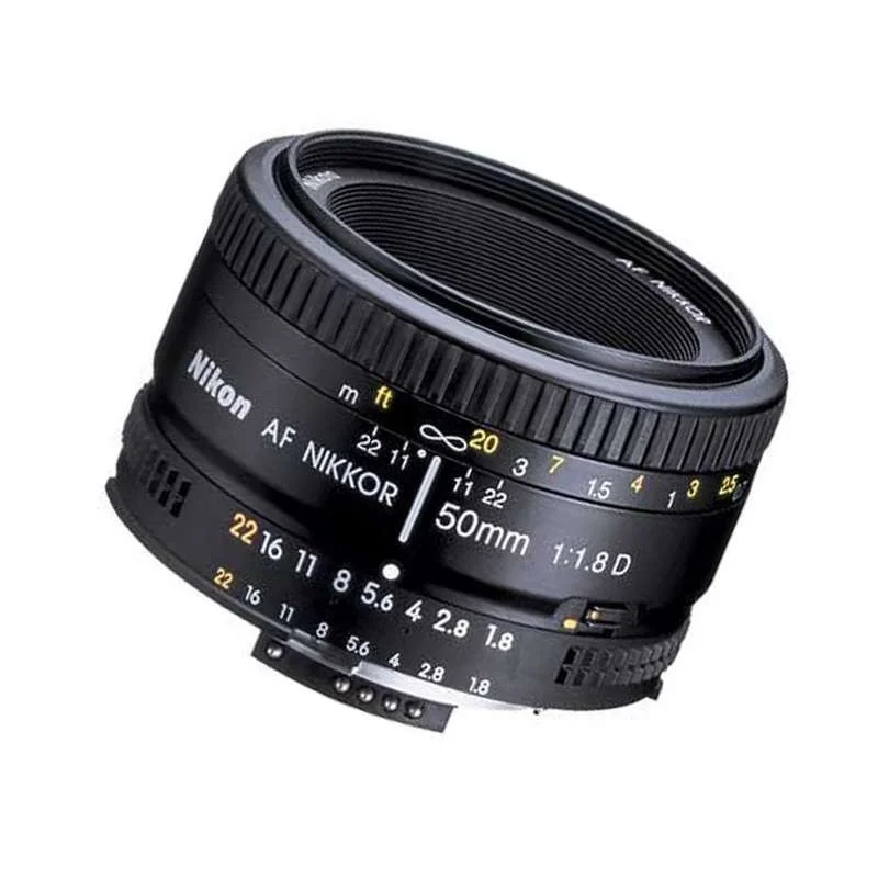 Б/у объектив Nikon 50 мм фотообъектив AF/1.8D Nikkor Дизайн объектива D типа|Объективы для