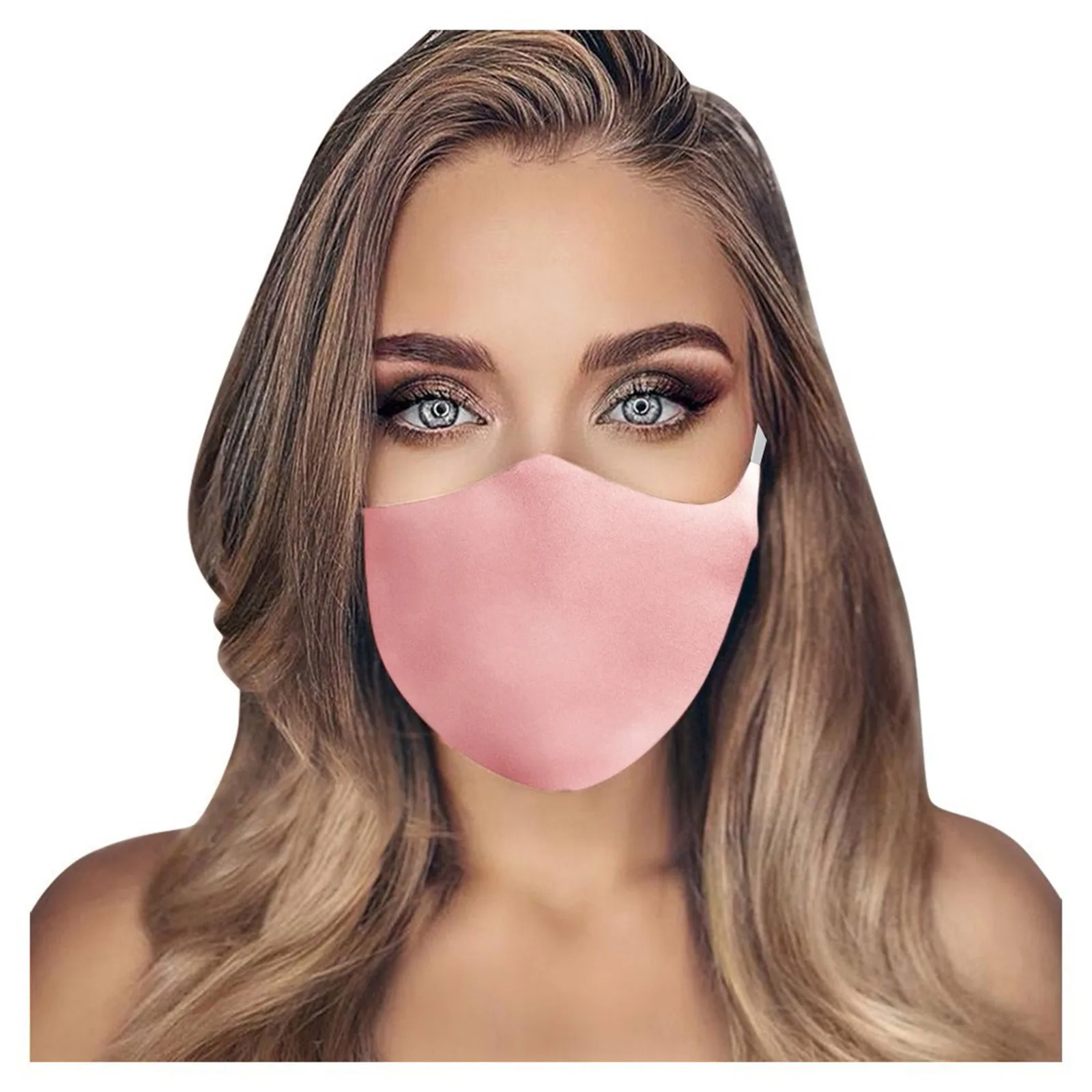 

Halloween Cosplay Ice Silk Mask Summer 2021 Adult Fashion Lace Designer Bandana Reusable Mascarillas For Face Cosplay Masque