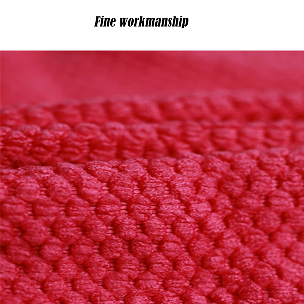 3pcs Thick Microfiber Rag Car Window Glass Cleaning Cloth Rice Velvet DishTowel Absorbable Kitchen | Дом и сад