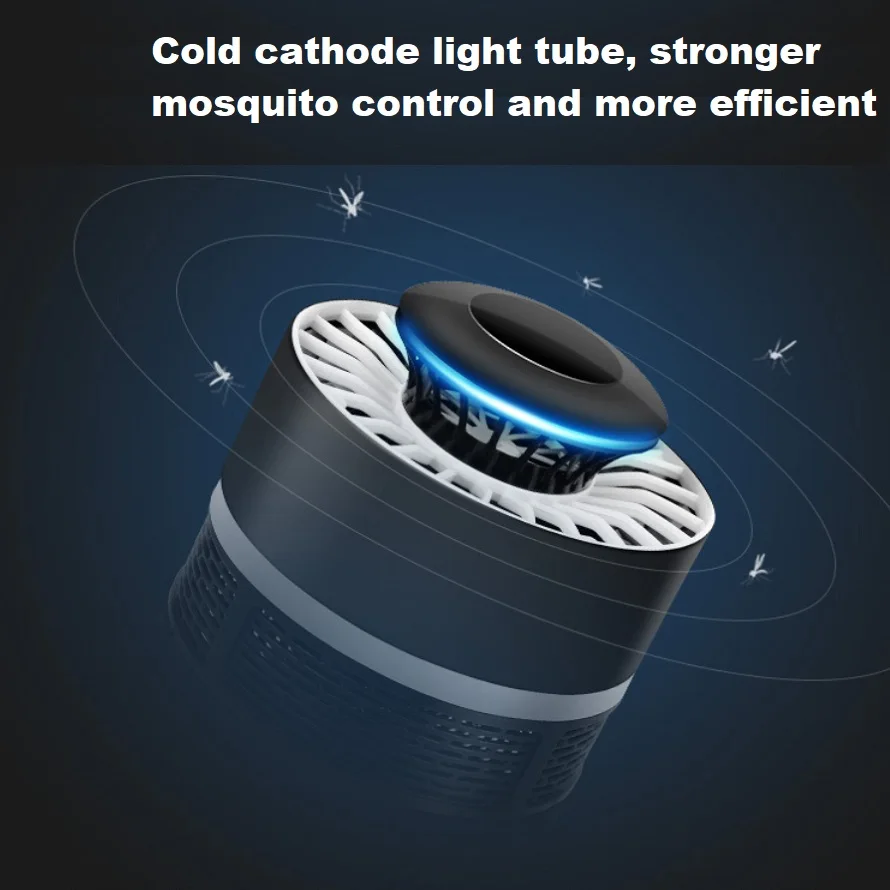 Светодиодная УФ-лампа для уничтожения комаров мощностью 7 Вт светильник ильник