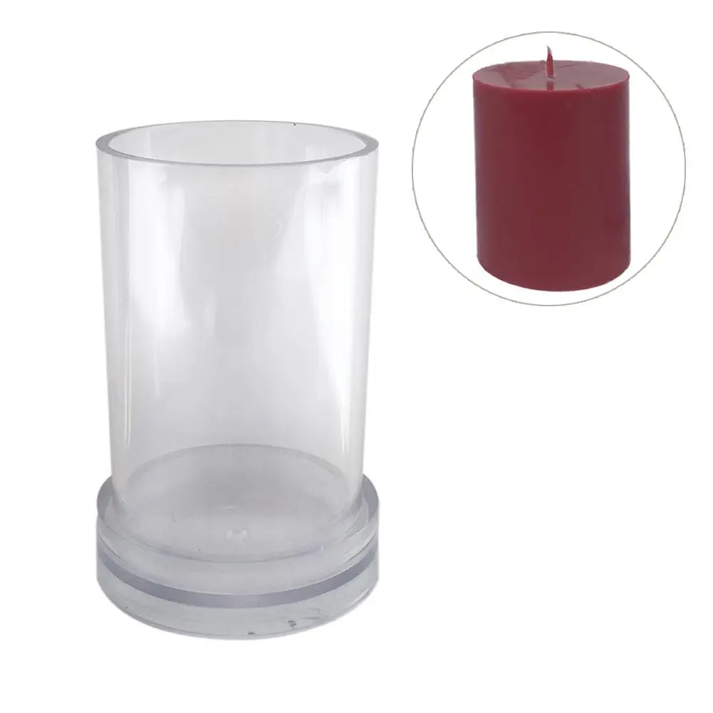 DIY Candle Making Mould Plastic Cylinder Shape Soap Mold Tool For Craft | Дом и сад
