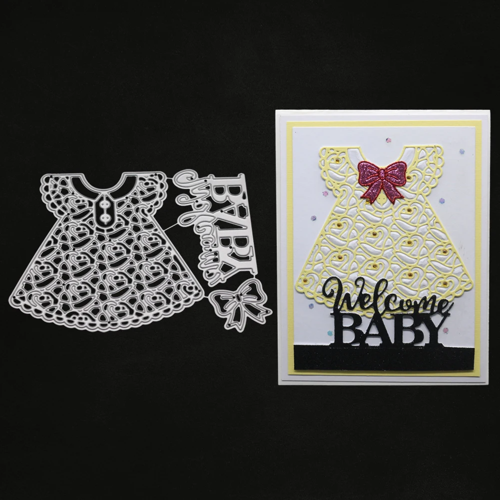 YINISE металлические режущие штампы для трафареты скрапбукинга детской одежды DIY