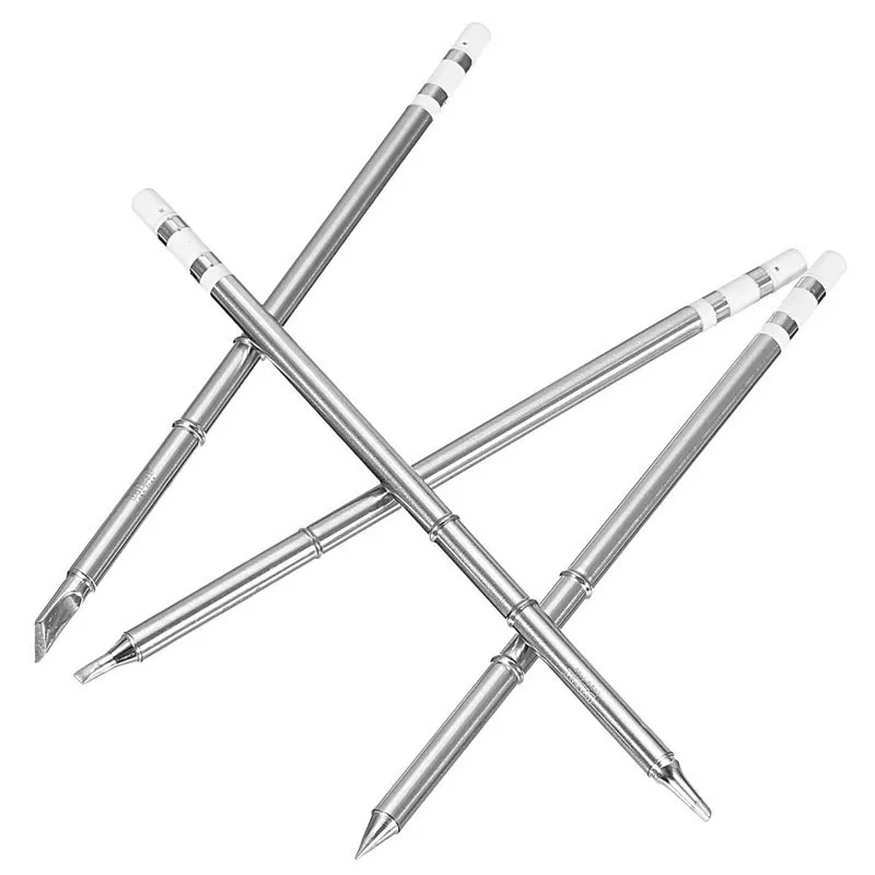 

Solder Iron Tips T12 Series For Hakko Soldering Rework Station FX-951 FX-952 Welding Equipment 4Pcs T12-K T12-B T12-BC2 T12-D24