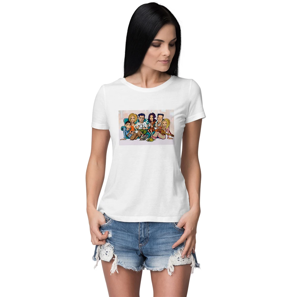 

Friends T Shirts Women Personalized Simplicity Printed Hot Selling Streetwear Vintage Vogue Summer Clothes Top Graphic Tee