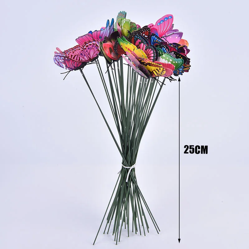 

5pcs 3D Butterflies Garden Yard Planter Colorful Whimsical Butterfly Stakes Outdoor Decor Creative Flower Pots Decoration Hot
