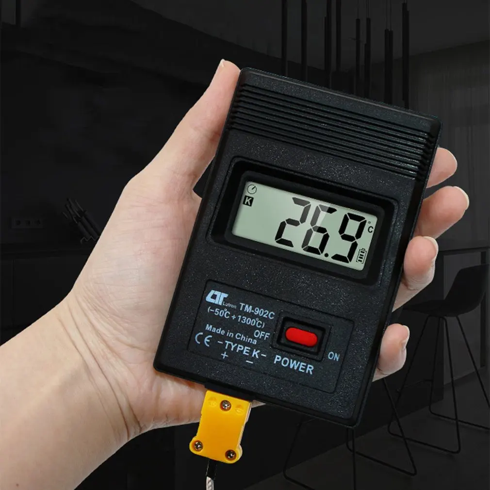Tm 902C измеритель температуры Tm902C цифровой K Тип термометр датчик термопары