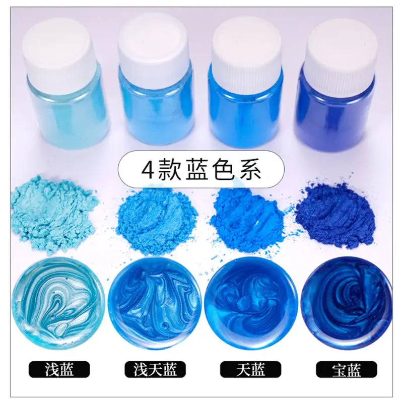 

20 Pearlescent powder Epoxy Resin Dye Pearl Pigment Natural Mica Mineral Powder
