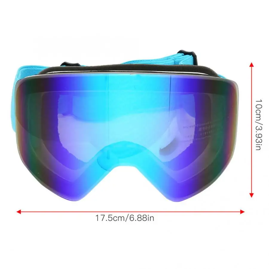 Лыжные очки унисекс для катания на лыжах и сноуборде с защитой от УФ лучей маска
