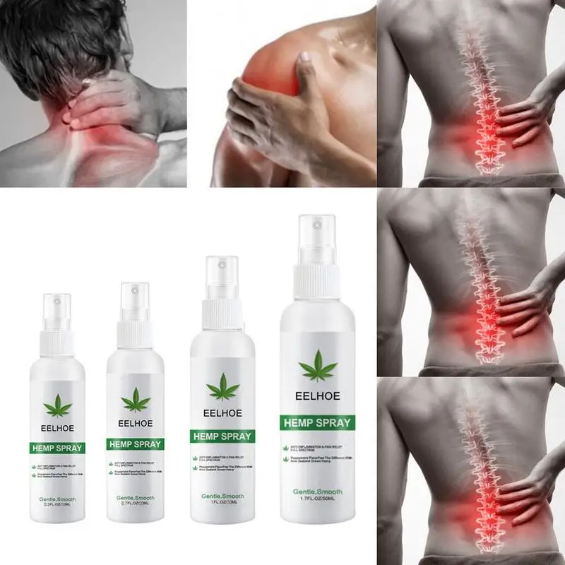 

Hemp Pain Relief Spray Fast Relief Rheumatoid Joint Muscle Bruises Arthritis Swelling with Chinese Herbal Spray