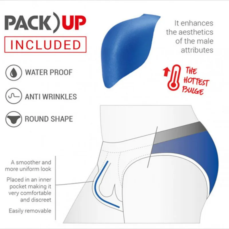 Мужские плавки для плавания сексуальные быстросохнущие Дизайнерские