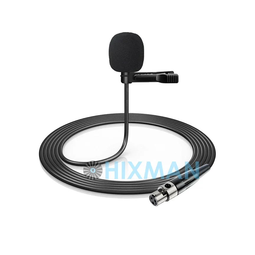 HIXMAN LB3 VP всенаправленный Lav петличный конденсаторный микрофон для Vocopro BP1 GTD аудио