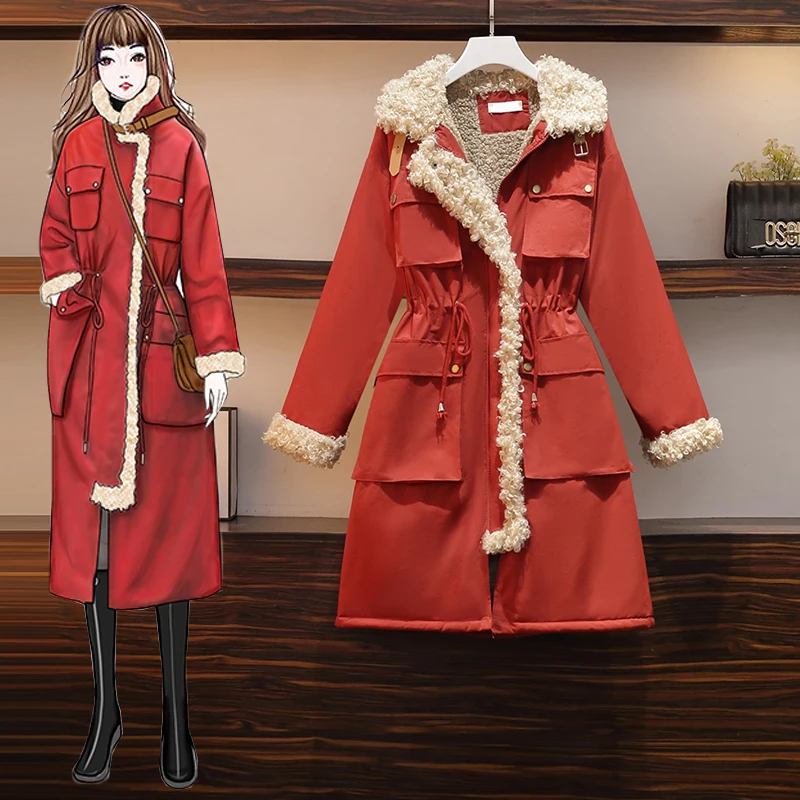 

Large Size Women Coats And Jackets Winter Padded Thick Parkas Mujer 2020 Splicing Women's Down Jacket Casual Casaco Feminino