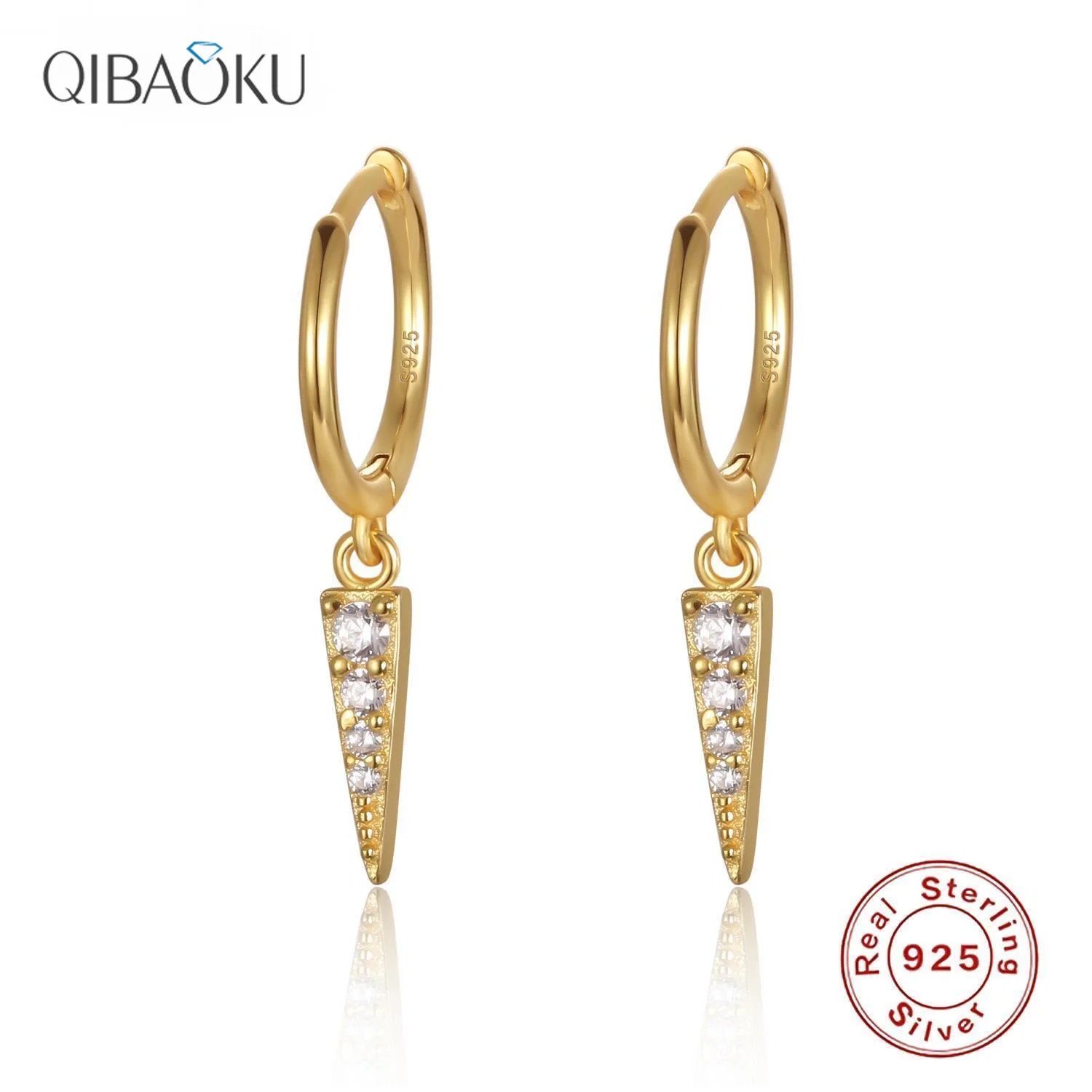 

S925 Sterling SIlver Earrings Mini Simple Style Gold Hoop Earrings For Women Animal Circle Earrings Loop Earrings Fine Jewelry