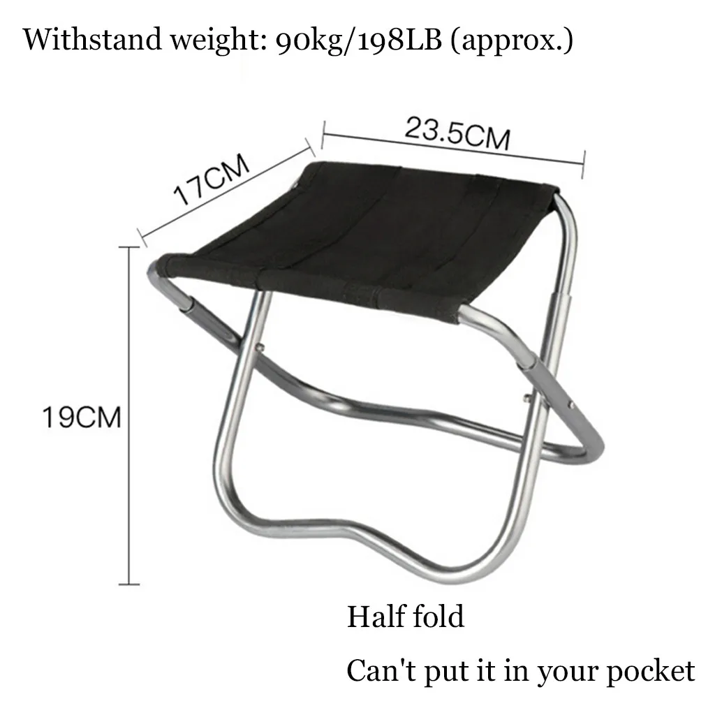 Портативный Легкий стул для кемпинга пикника рыбалки складной ткань Оксфорд