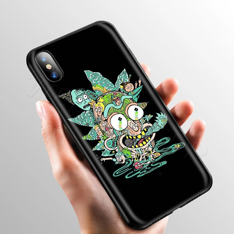 5 Чехол Webbedepp Ricky Morty Art для Apple iPhone 11 Pro XS Max XR X 8 7 6 6S Plus 5 5S SE - Цвет: 5