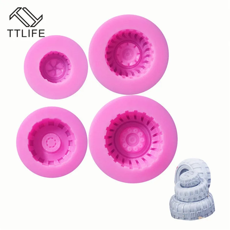 TTLIFE круг Fondant Mold Украшающий торт "сделай сам" форма для шоколадной выпечки
