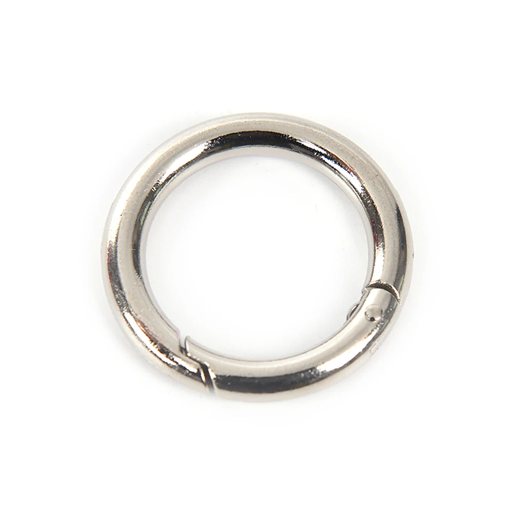 

5Pcs Gold Black Circle Round Carabiner Camping Spring O-Ring Buckles Snap Clip Hook Keychain Handbags Snap Hooks Outdoor