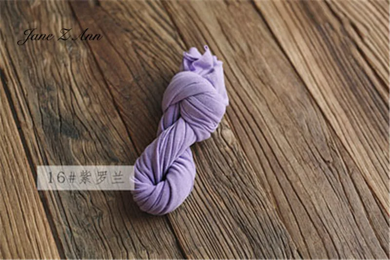 Tela envuelta de color s&oacute;lido, el&aacute;stica, suave, 27 colores, para fotos de beb&eacute;s, accesorios de fotograf&iacute;a para reci&eacute;n nacidos, 40x130cm-3