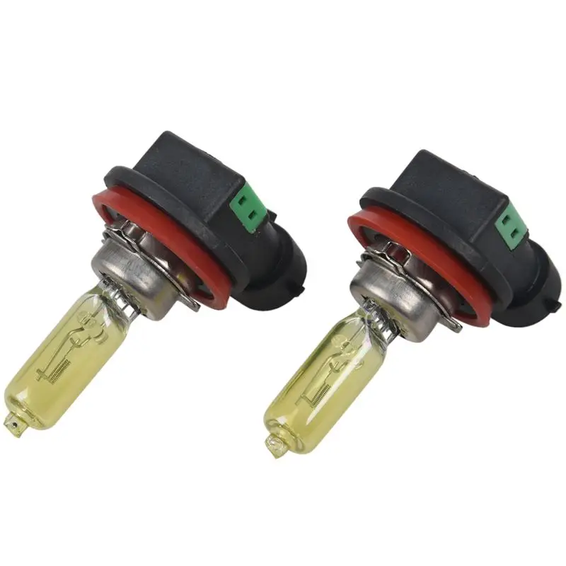 2x H8 35 вт Hyper желтый ксеноновые туман светильник головной галогеновая лампа 2500K