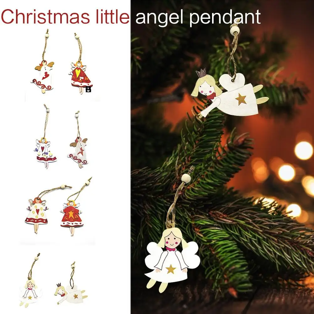 Миниатюрные деревянные фигурки-подвески для новогодней ёлки | Дом и сад