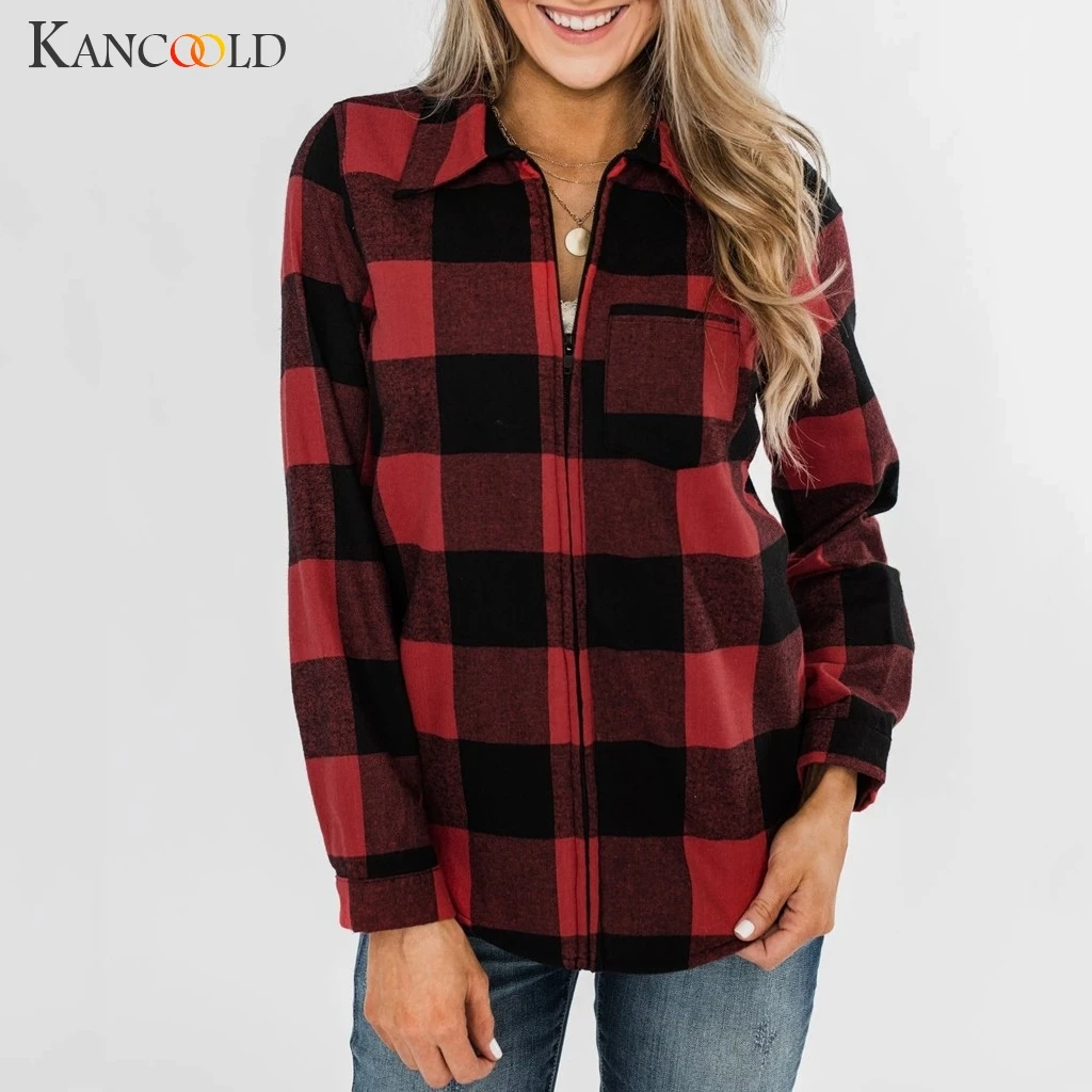 Пальто KANCOOLD Женские повседневные толстовки с длинным рукавом на молнии