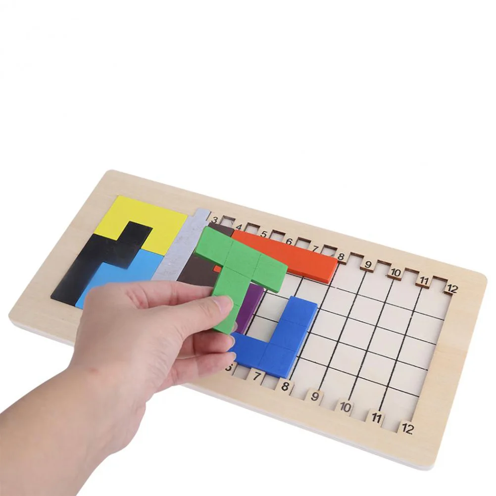 Танграм деревянный пазл тренировка мозга инструмент разведки