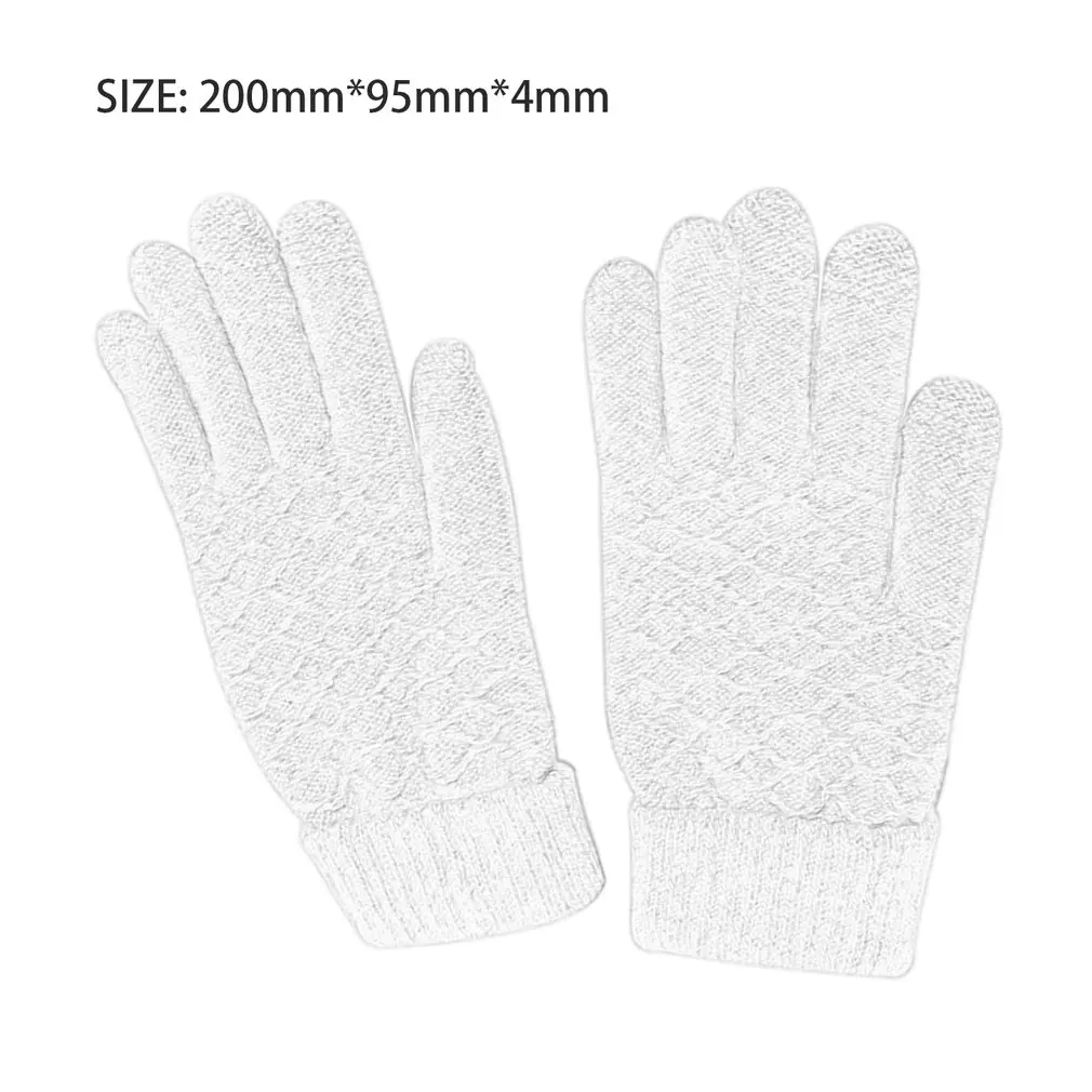 Осенне зимние женские теплые перчатки длина запястья прекрасные Жаккардовые