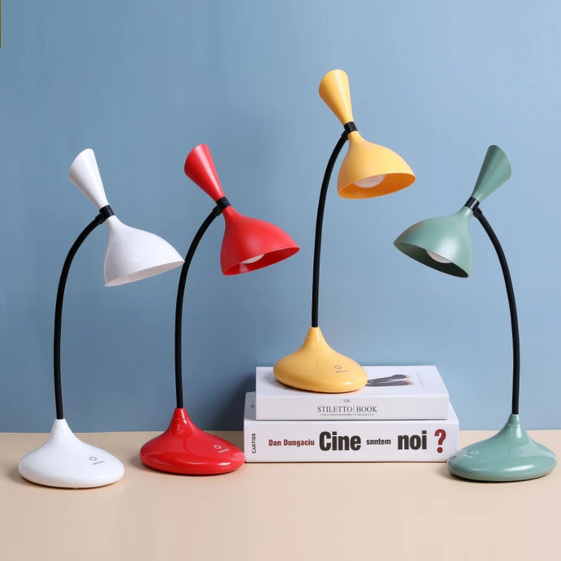 Простая сенсорная Настольная лампа с защитой глаз прикроватный светильник умным