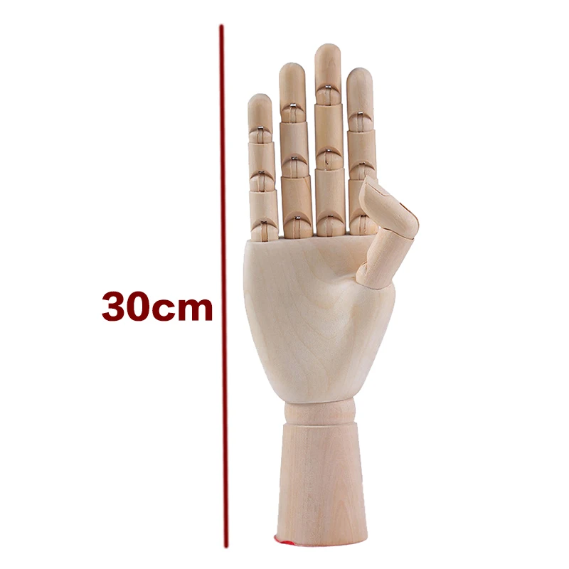 1 шт. 12 &quotдеревянный манекен руки правые Модель художника Рисование эскиз