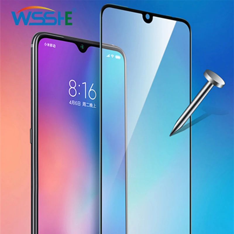 9D закаленное стекло для Xiaomi Redmi Note 7 6 5 pro plus Защита экрана mi 8 9 SE lite Полное покрытие