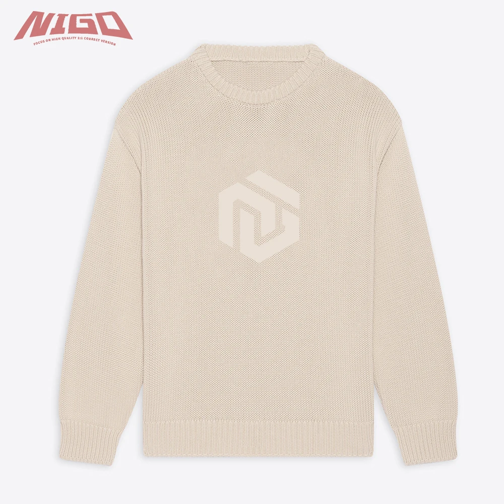 

NIGO BB Laurel Crewneck светильник-бежевый вязаный # nigo3157