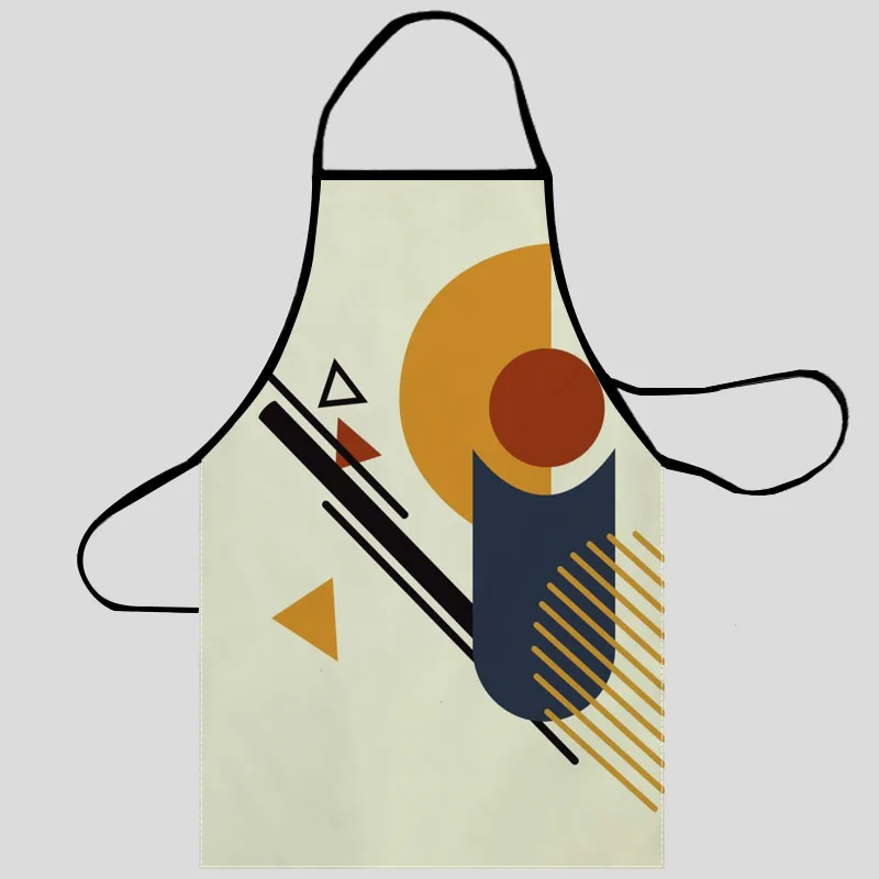 

Modern Geometric Vector Aprons For Women/Men Oxford Fabric Cleaning Pinafore Home Cooking Accessories Apron 50X75cm68X95cm